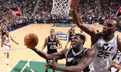 Spurs mute Jazz