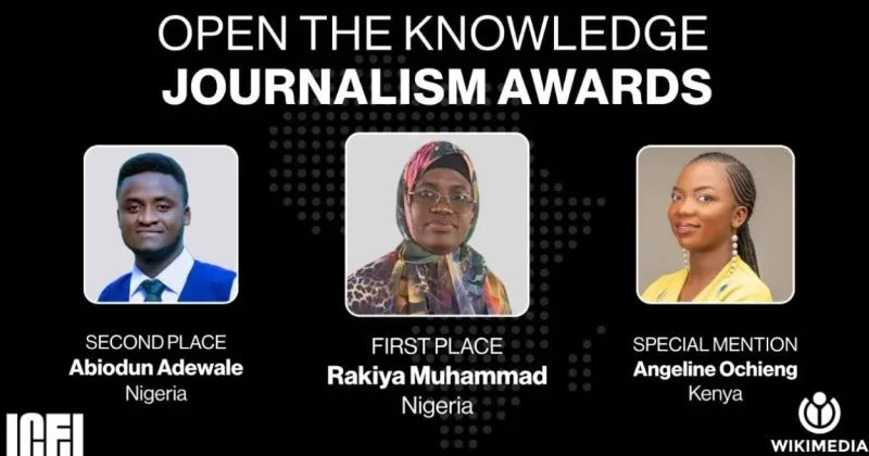 Kenyan, Nigerian Journalists Honoured for Reporting That Expands Public Knowledge