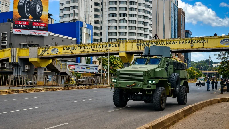 Police deploy apparent sonic cannons to disperse June 25 protesters in Nairobi CBD