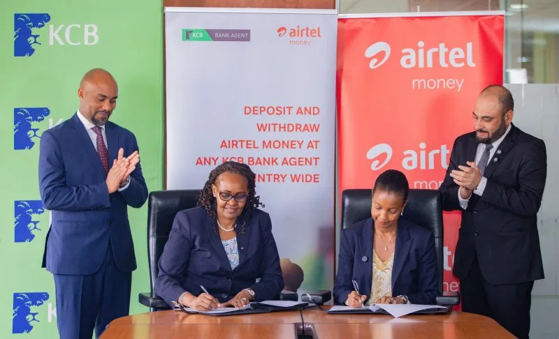 KCB agents to offer Airtel Money services