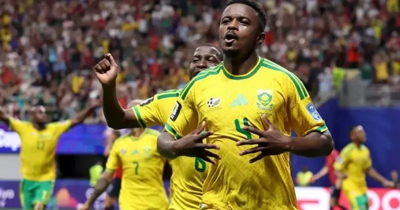 Mokoena Strikes Late To Help South Africa Snatch Point From Czech In World Cup