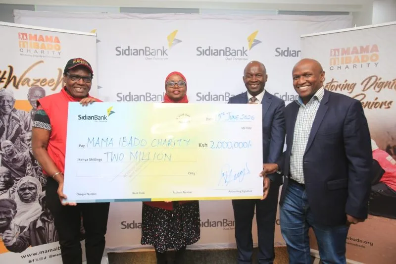 Sidian Bank backs seniors charity run with Sh2mn