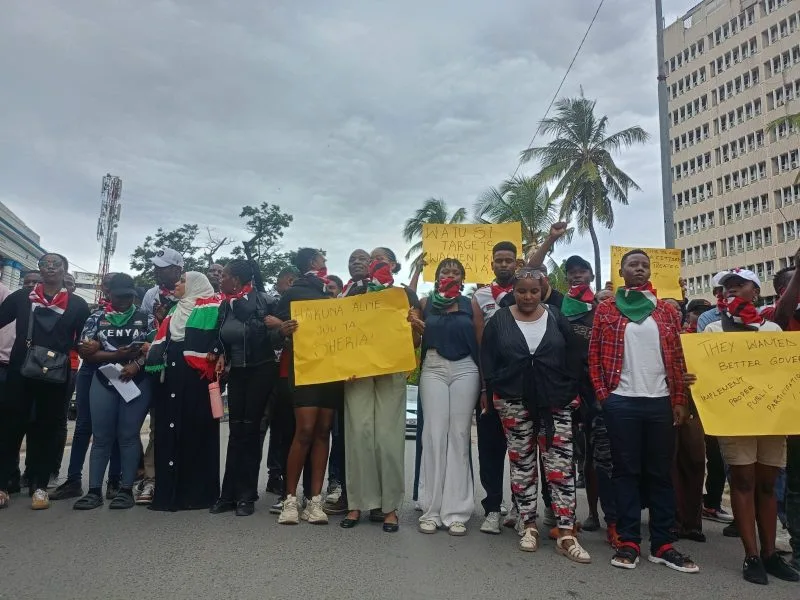 Youth Hold Memorial March in Mombasa to Honour Victims of 2024 Gen Z Protests