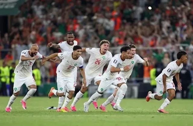 Morocco’s Atlas Lions roar past the Dutch to reach World Cup round of 16