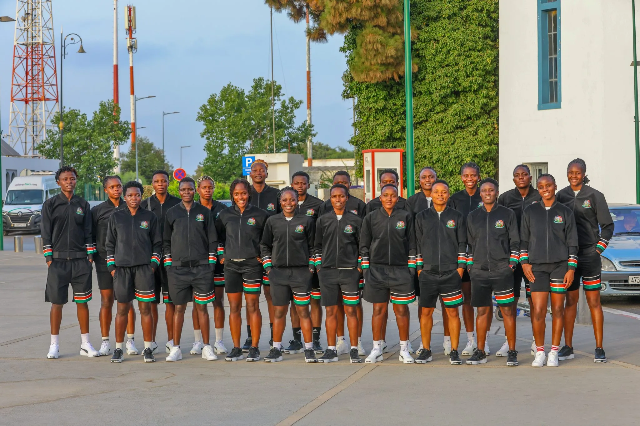 PHOTOS: Harambee Starlets arrive in Morocco ahead of Wafcon battle