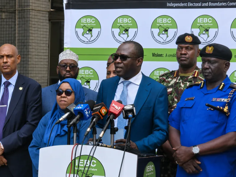 IEBC declares all set for Ol Kalou poll, bans phones inside voting booths