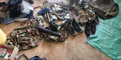 DCI Uncovers Suspected Gang Hideout In Eldoret, Recovers Military Gear Linked To Criminal Gang