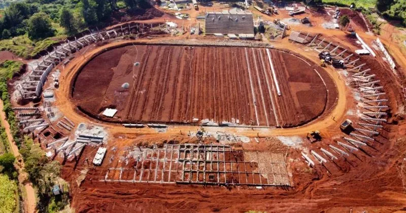 Delays Overcome as Kamariny Stadium Construction Shifts into High Gear