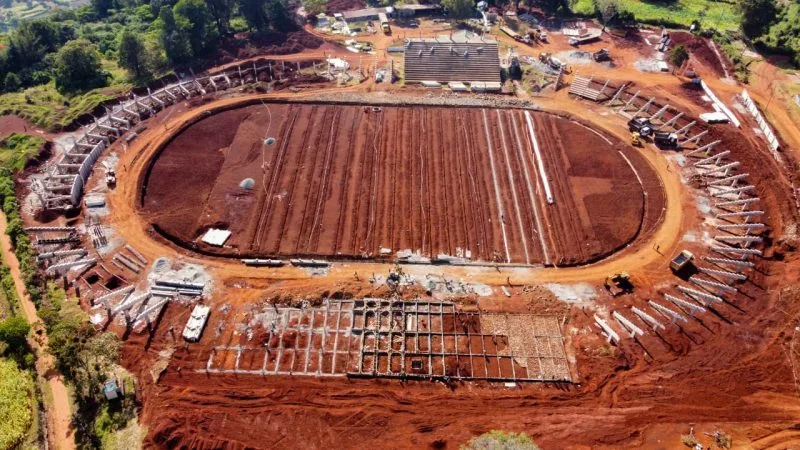 Delays Overcome as Kamariny Stadium Construction Shifts into High Gear