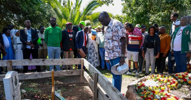 Gachagua visits late MP Ngeno family, pledges support for hospitalised relative