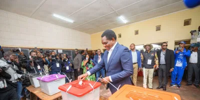 Zambia’s president wins second term with 60pc of the vote