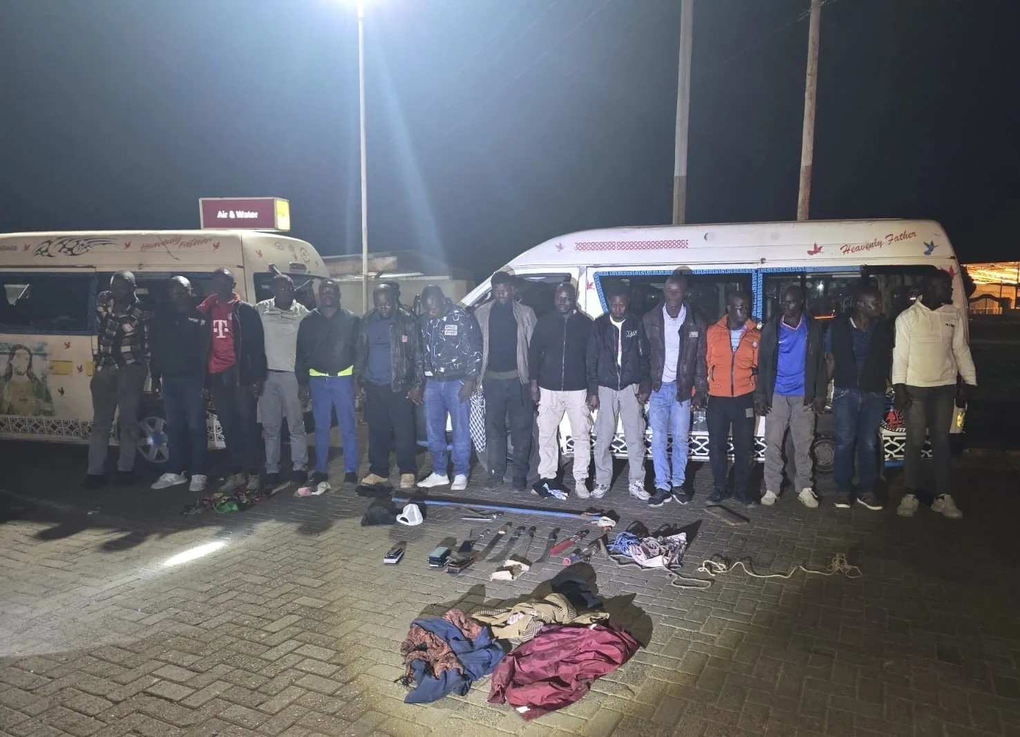 15 suspected gang members arrested, crude weapons seized in Kisumu
