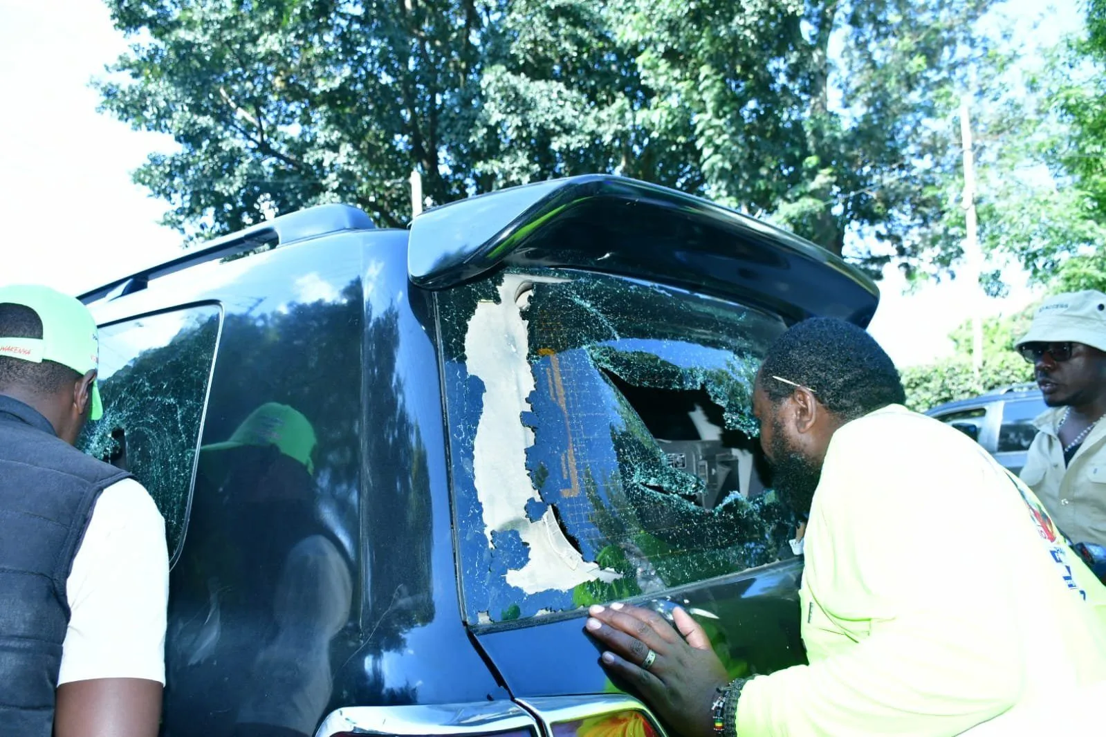 Gachagua claims police watched as goons attacked his convoy in Nakuru