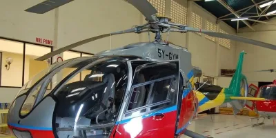KCAA identifies helicopter that crashed at Mt Ololokwe as Eurocopter EC130 B4