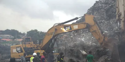 Guinea rubbish landfill collapse kills 30