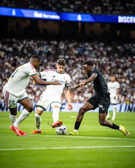 Harambee Stars winger makes assist in historic appearance against Real Madrid
