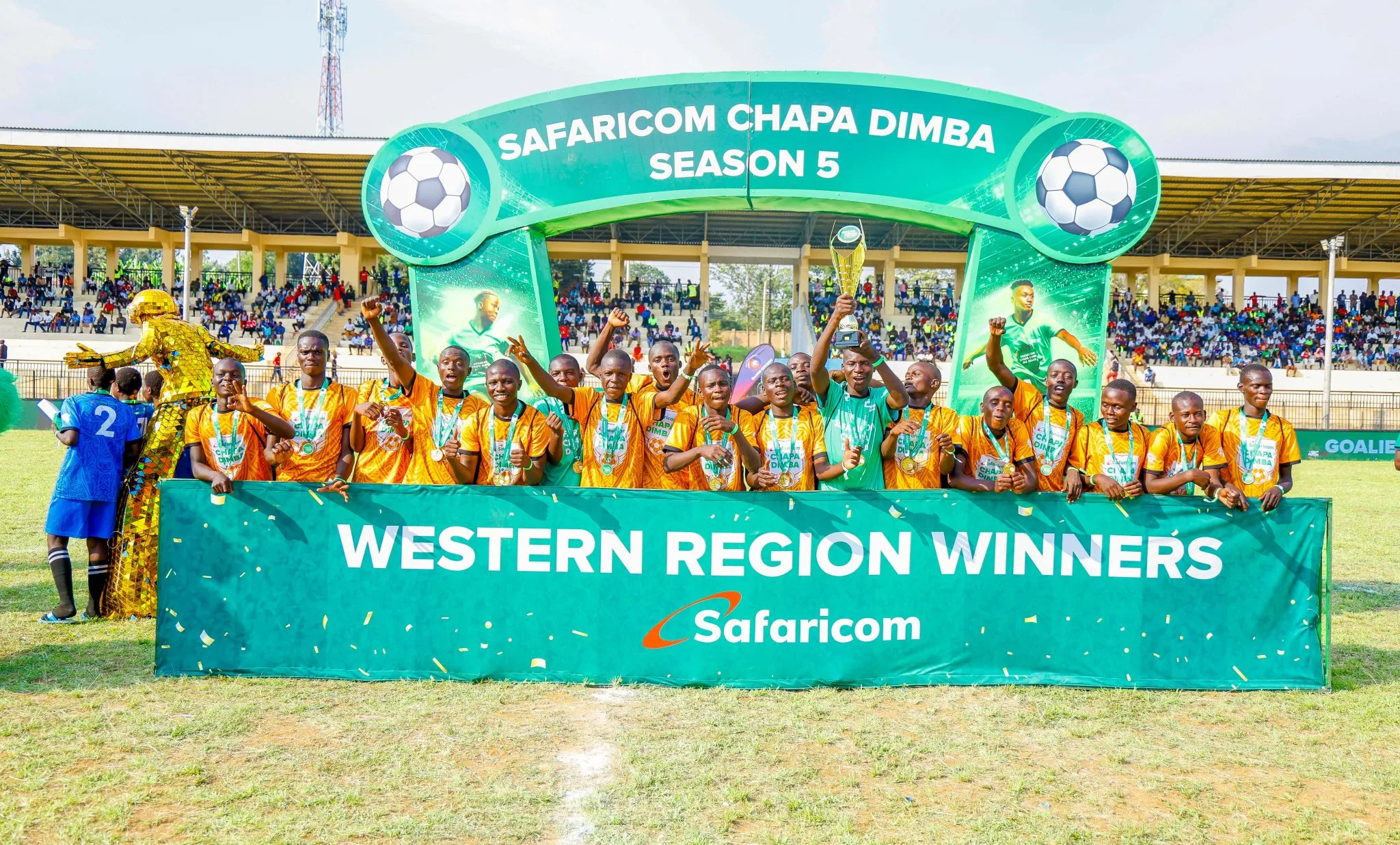 Vihiga Cranes, Lugari Progressive Crowned Safaricom Chapa Dimba Western Region Champions