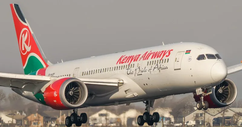 Kenya Airways Cancels Cape Town Return Flight After Aircraft Suffers Tyre Burst