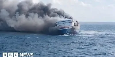 Five dead, 41 missing, after Indonesia ferry catches fire