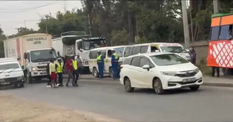 NTSA arrests pedestrians at Taj Mall as Nairobi crackdown on highway crossings intensifies