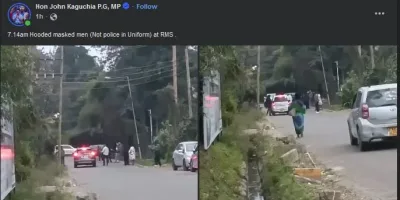 Gachagua ally Alleges Police Siege outside TV Studios in Bid to Arrest Him