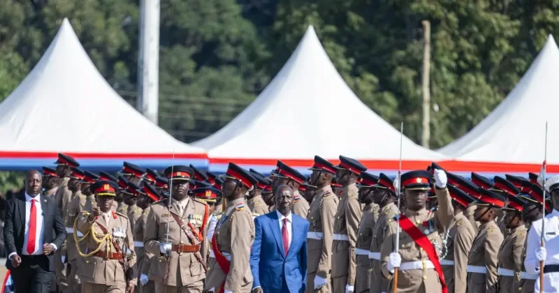 Ruto Hails KDF for Supporting Development Projects Across Kenya Beyond Vision 2030