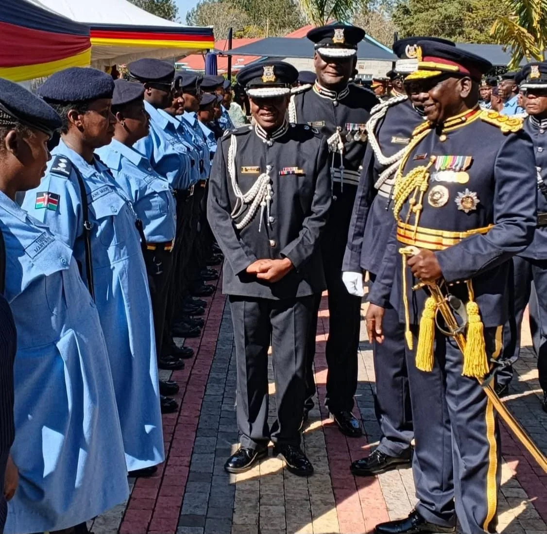 Expectant officers get new uniform provision as Ruto unveils police attire