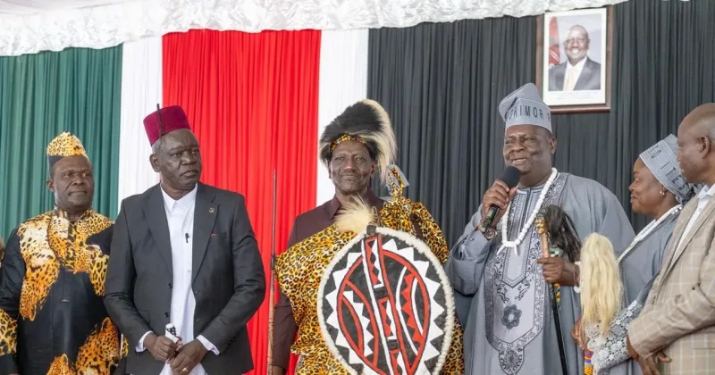 Ruto Installed as Teso Elder as Busia Leaders Back His 2027 Re-election Bid
