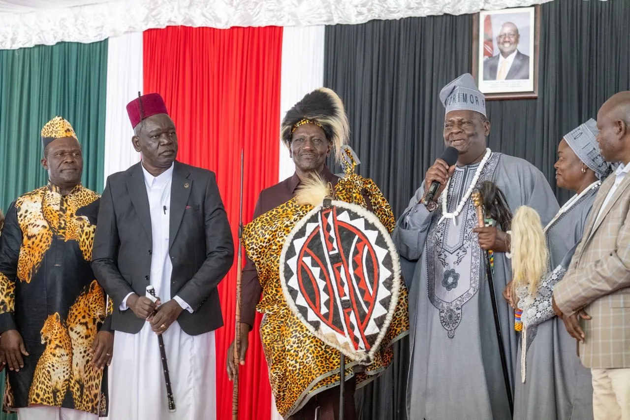 Ruto Installed as Teso Elder as Busia Leaders Back His 2027 Re-election Bid