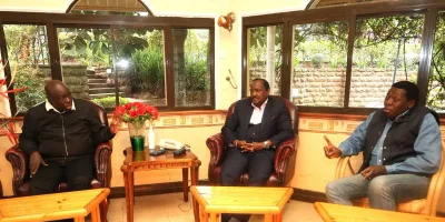 Kalonzo hosts Gachagua, Wamalwa in latest bid to build united opposition