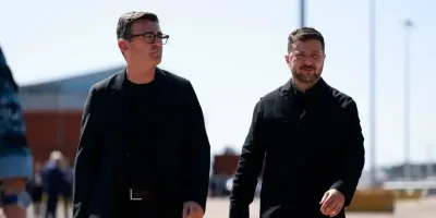 Burnham to meet Zelensky and hand long-range missile blueprints on first foreign trip as UK PM