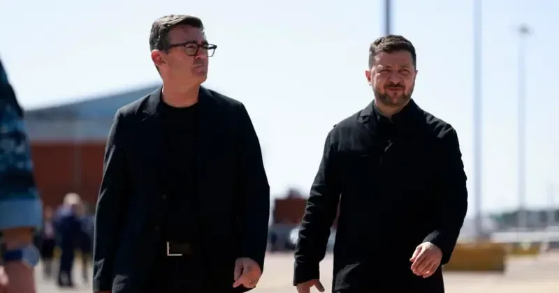 Burnham to meet Zelensky and hand long-range missile blueprints on first foreign trip as UK PM