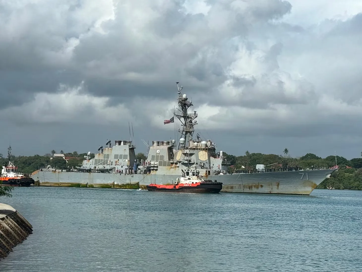 USS Ross arrives in Mombasa after supporting US operation against Iran
