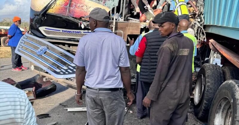 One dead, several injured after Dreamline bus crashes into trailer on Mombasa road
