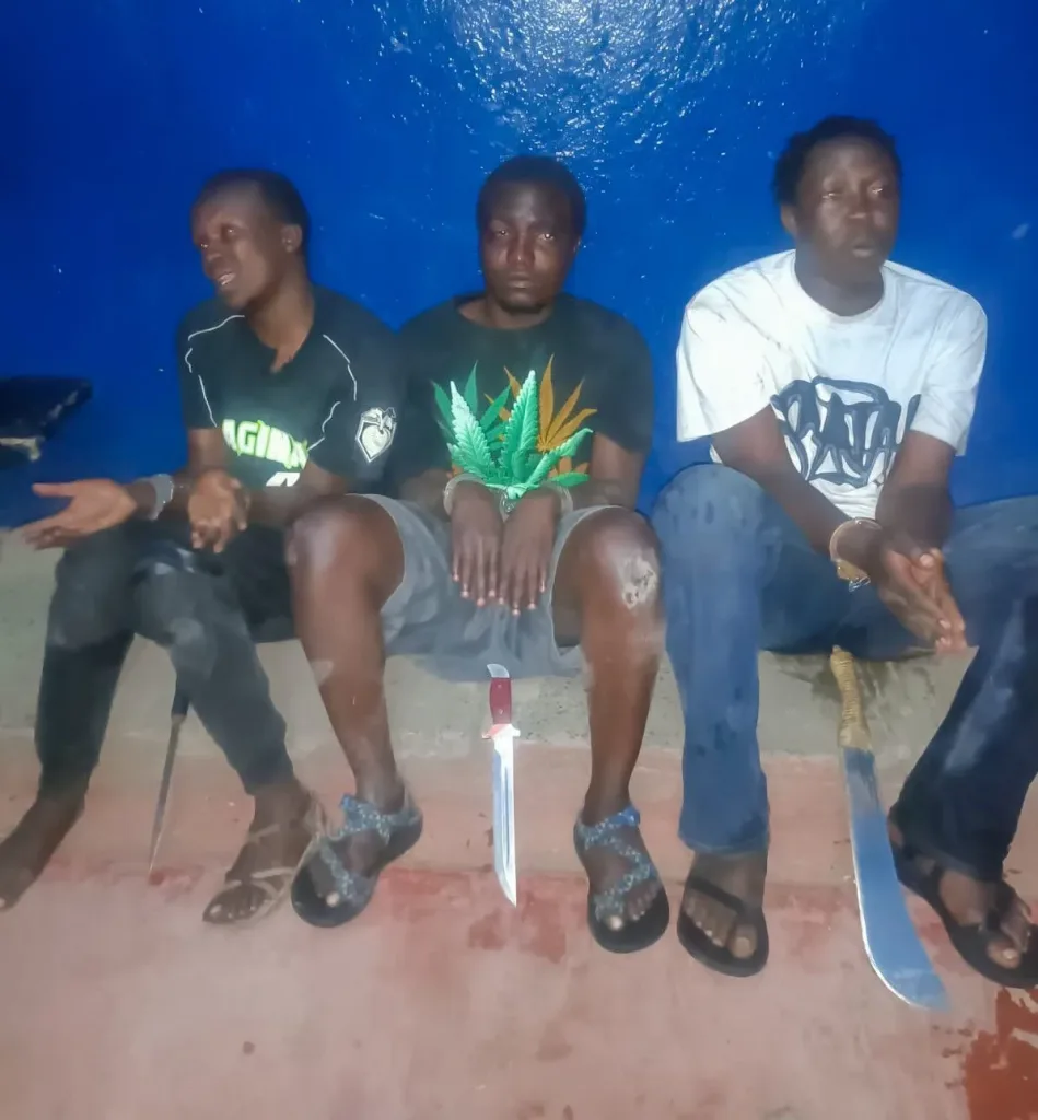 Three suspected armed robbers arrested after high-speed chase in Nakuru
