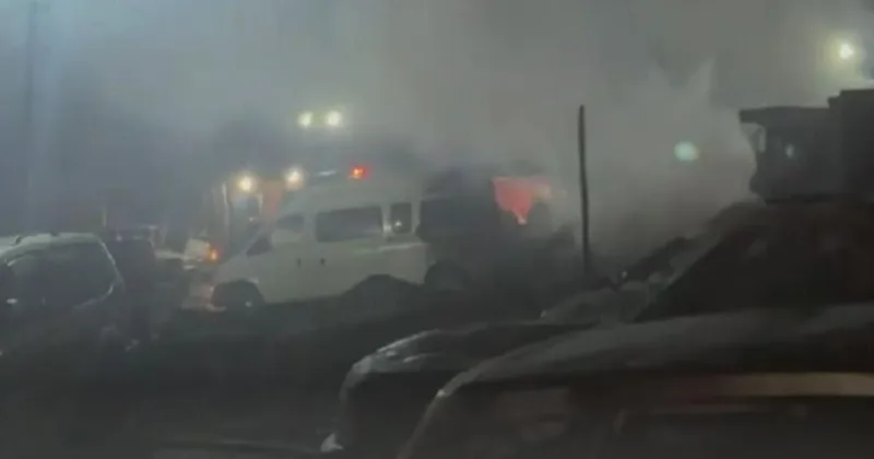 Fire Destroys Vehicles at Garage Off Ole Dume Road in Kilimani
