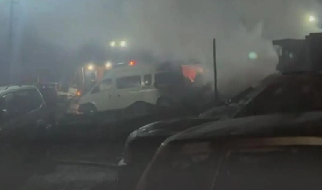 Fire Destroys Vehicles at Garage Off Ole Dume Road in Kilimani