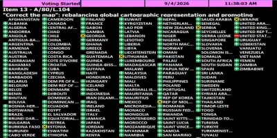 US opposes Africa-backed Equal Earth map as 164 countries vote in favour