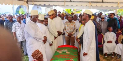 Tanzania’s First Gentleman Hafidh Ameir laid to rest at burial attended by Joho, Sudi