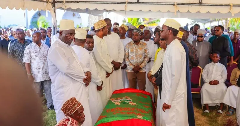 Tanzania’s First Gentleman Hafidh Ameir laid to rest at burial attended by Joho, Sudi