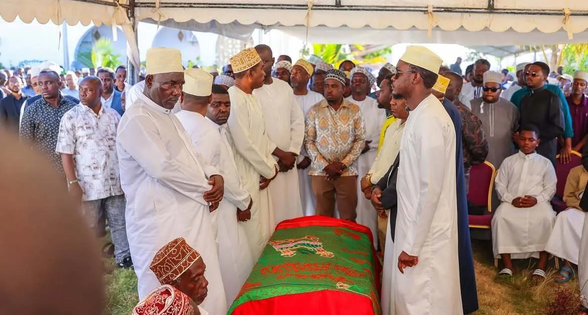 Tanzania’s First Gentleman Hafidh Ameir laid to rest at burial attended by Joho, Sudi