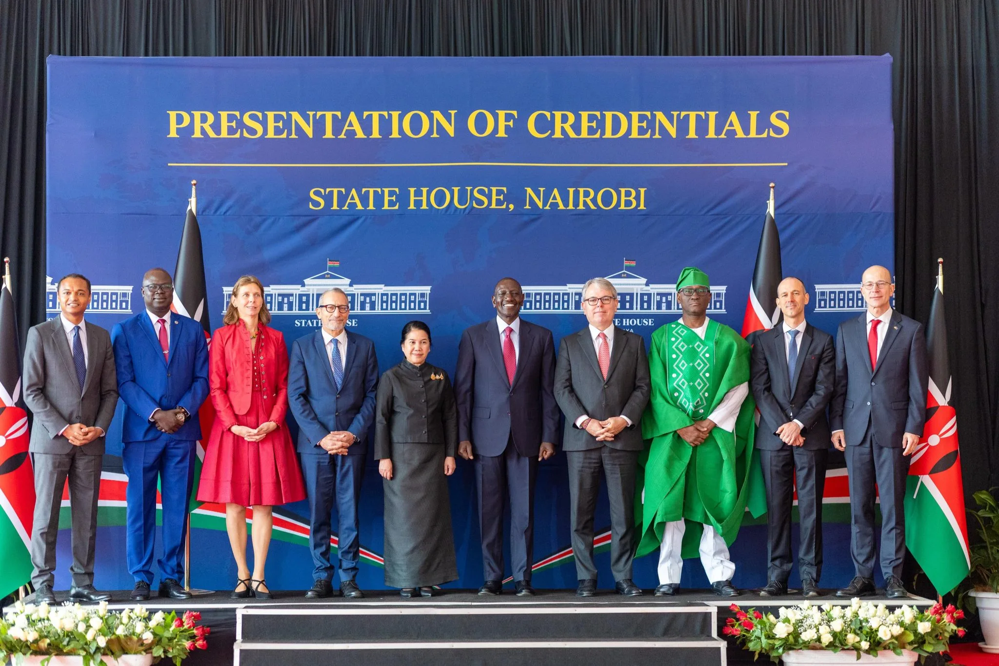 Ruto receives credentials from nine new envoys as Kenya expands diplomatic ties