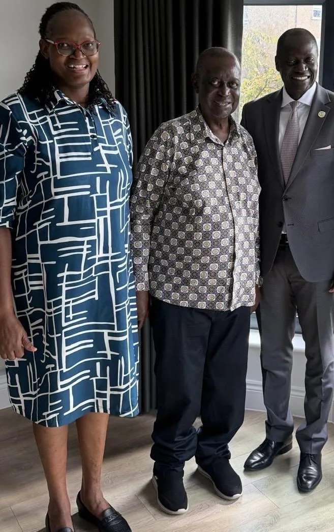 Oburu hosts Kenya’s UK Envoy during medical trip