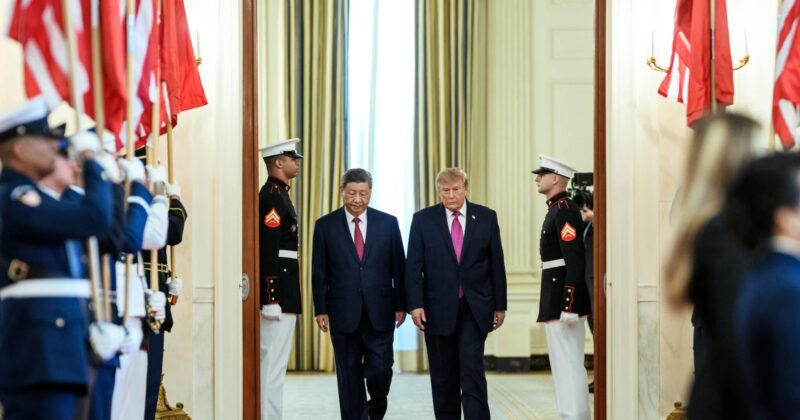 Why Trump gave Xi an ornate bald eagle statue at the state dinner