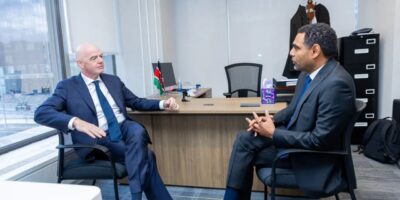 Embattled FKF boss Hussein in closed-door meeting with Infantino, Ruto in New York