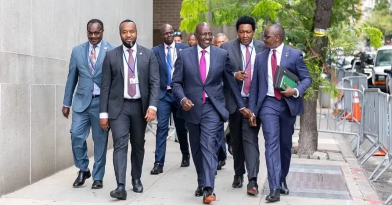 Senators clash over seven CSs accompanying Ruto to UNGA