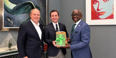 Prince Albert II receives Dr Isaac Kalua Green’s new book as foundations deepen Africa climate partnership