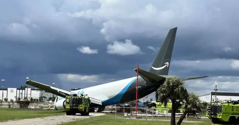 Five dead after Amazon cargo plane crashes at Miami airport