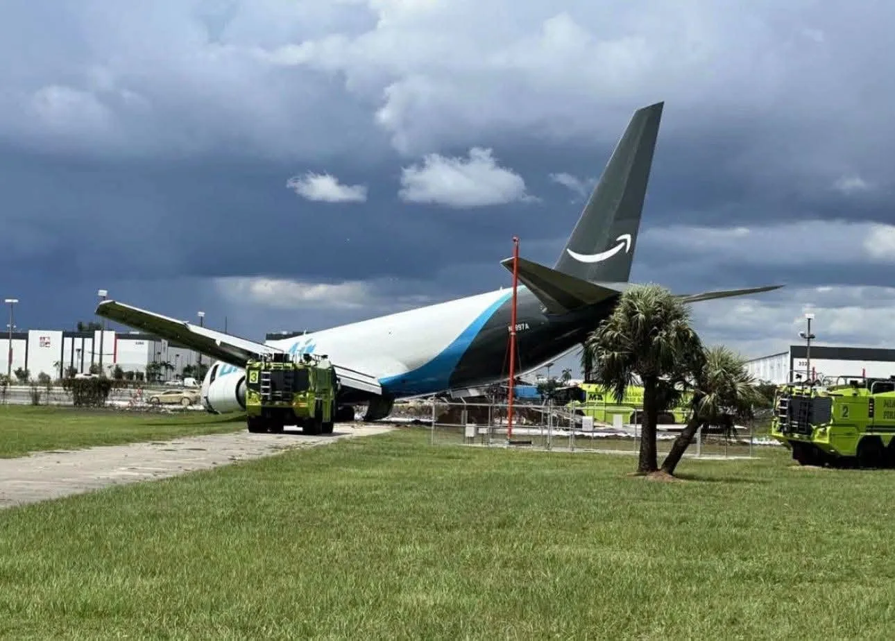 Five dead after Amazon cargo plane crashes at Miami airport