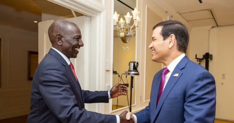 Ruto, Rubio discuss trade, AI and regional security during New York talks